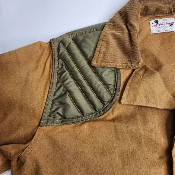 Canvasback Water Repellent Shooting Jacket Hunting Duck Fishing Waxed Sz Medium - Picture 4 of 16